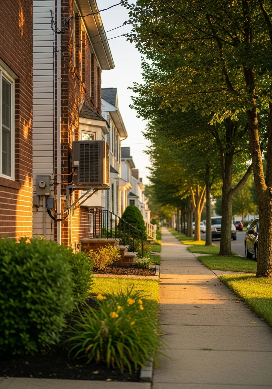 Residential property with typical Middlesex County suburban architecture.